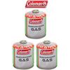 COLEMAN BOMBOLETTA CARTUCCIA GAS COLEMAN c500 performance FILETTO 440 g GAS * 3 PEZZI *