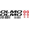 adesivi bici - kit per Telaio - 12 adesivi OLMO - stickers Olmo MOD.2