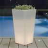 Vaso luminoso solare a led vasi luminosi a batteria con telecomando crepuscolare