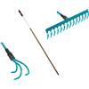 Gardena Combisystem Set per Terreno,rastrello,coltivatore E Manico 130cm