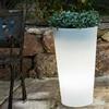 Vaso luminoso solare a led vasi luminosi a batteria con telecomando crepuscolare