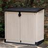 Keter Armadio Keter da terazzo e balcone in resina beige Box porta attrezzi giardino