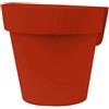 EURO 3 PLAST Balconiera UP Vaso 25X20 H23 Color Mattone (2988 T6)