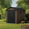 Keter Casetta da Giardino Resina grigia porta attrezzi Keter da scontare 242x287x230