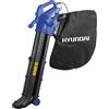 HYUNDAI Soffiatore Aspiratore elettrico 275Km/h 2800W Hyundai 35810 45lt