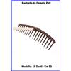 STEA Rastrello per Fieno Foglie in PVC da Giardino Erba con 18 20 Denti Senza Manico