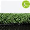 VERDELOOK PRATO SINTETICO 8mm FINTA ERBA ESTERNO GIARDINO TAPPETO 1x25mt