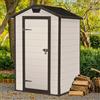 pidema.it Casetta da giardino in resina effetto legno beige Casette attrezzi da scontare