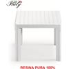 SCAB TAVOLO BASSO TAVOLINO TIP BIANCO RESINA PURA 47x47x38h CM - IDEALE PER LETTINI