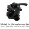 CPA Valvola selettrice filtro a sabbia mediterraneo side 750 900 1000 attacco 2"