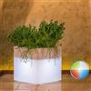 pidema.it Vaso luminoso solare con batteria ricaricabile telecomando Vasi luminosi RGB
