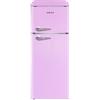 AKAI Frigorifero combinato a 2 porte Akai rosa Frigoriferi vintage 240 LT congelatore