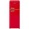 AKAI Frigorifero combinato 2 porte Akai rosso Frigoriferi vintage 240 LT congelatore