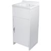 pidema.it Kit mobile lavatoio in PVC antiacido 42x34x80H cm Lavatoio lavanderia con vasca
