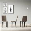 itamoby Sedia cucina in similpelle con gambe in metallo Sedie ufficio design poltrona