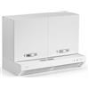 pidema.it Mobile cucina sottolavello e scolapiatti 80 cm bianco con lavello e miscelatore