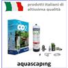 Aquili CO2 PLANTA PLUS - Kit CO2 con Riduttore a pistoncino e bombola 600 g - AQUILI