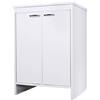 pidema.it Mobile lavanderia base bagno in resina PVC per esterno interno 60x49xH84 cm