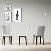 itamoby Sedia cucina in similpelle con gambe in metallo Sedie ufficio design poltrona