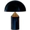 Oluce Atollo 239 Metallo Nero Medio - Lampada da tavolo Vico Magistretti 1977