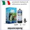Aquili CO2 Small System - Kit CO2 con Riduttore a pistoncino e bombola 300 g - AQUILI