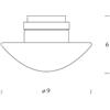 Fontana Arte Sillaba - Lampada da soffitto / Parete - Design Piero Castiglioni