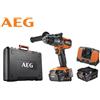 AEG TRAPANO A PERCUSSIONE BRUSHLESS 18V 2 BATTERIE+CARICATORE BSB18C3BL-502C AEG