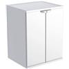pidema.it Mobile lavanderia Coprilavatrice Esterno In Resina antiacido PVC Bianco 2 Ante
