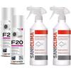 Magazzini GM Trattamento Igienizzante per Climatizzatori- 2pz Saniclima Deter+2pz igieniz F20