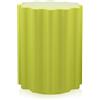 Kartell sgabello Colonna - verde- design Ettore Sottsass