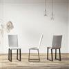 itamoby Sedia cucina in similpelle con gambe in metallo Sedie ufficio design poltrona