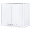 pidema.it Mobile lavanderia pensile bagno in resina PVC per esterno interno 60x34xH52 cm