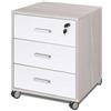Sarmog Scrivania ufficio olmo 150 cm Scrivanie in legno con cassettiera made in italy