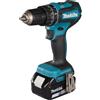 MAKITA DHP485RFJ1 avvitatore a percussione 18v 2 batterie 3ah brushless 62Nm