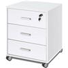 Sarmog Scrivania ufficio olmo 120 cm Scrivanie in legno con cassettiera made in italy