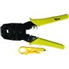 Vigor PINZA CRIMPATRICE PLUG CRIMPARE CABLAGGIO CAVI RETE PER SPINOTTI RJ11-12-45