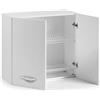 pidema.it Mobile cucina sottolavello e scolapiatti 80 cm bianco con lavello e miscelatore
