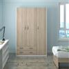 pidema.it Armadio guardaroba olmo 3 ante con 2 cassetti Armadi in legno camera da letto