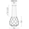 Luceplan Mesh Ø 55 - lampada a sospensione - design Francisco Gomez Paz