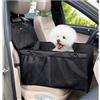 Pecute Seggiolino Auto per Cani con Fondo Rigido - Estensore Extra Stabile...