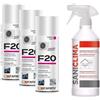 Magazzini GM Trattamento Igienizzante per Climatizzatori- 1pz Saniclima Deter+3pz igieniz F20