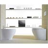 CERAMICA GLOBO BOWL+ SANITARI A TERRA 55.38 FILO PARETE VASO+BIDET+COPRIVASO