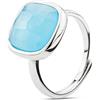 Boccadamo Anello donna regolabile bronzo cristallo azzurro chiaro Boccadamo XAN207T