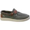 Woz Mocassino Uomo Verde George-50100 Canvas Wood