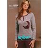 infiore Pigiama Donna Caldo Cotone Infiore Art. 0058