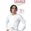 leable 2x Maglie Manica Lunga Uomo Lana E Cotone Leable Art. 91