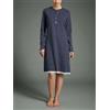 ragno Camicia Da Notte Donna Ragno Caldo Cotone Art. DA56NK