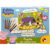 LISCIANI Puzzle Peppa Pig 35 Pezzi - Formato Maxi 50x35 cm