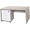 Sarmog Scrivania ufficio olmo 150 cm Scrivanie Sarmog in legno porta Pc con cassettiera