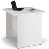 pidema.it Scrivania ufficio cameretta bianco frassinato Scrivanie in legno per pc 74x80x80